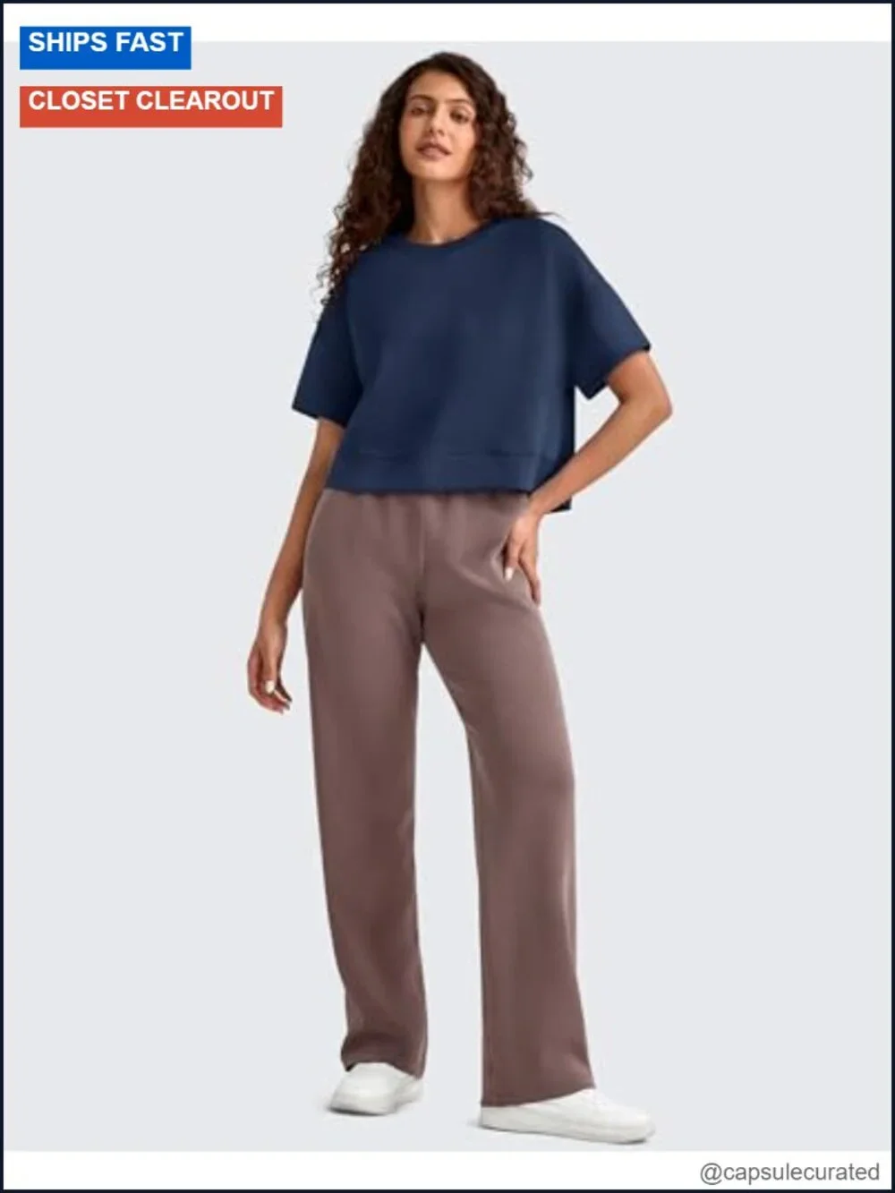 Silky Soft Modal Boxy T-Shirt Women Crew Neck Drop Shoulders Loose Fit